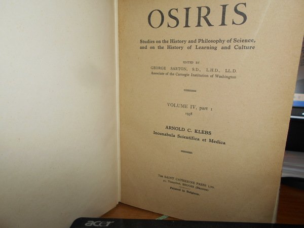 OSIRIS. Studies on the History and Philosophy of Science, and …