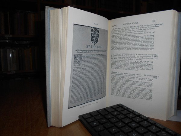 OXFORD BOOKS a Bibliography of Printed Works Relating to the …