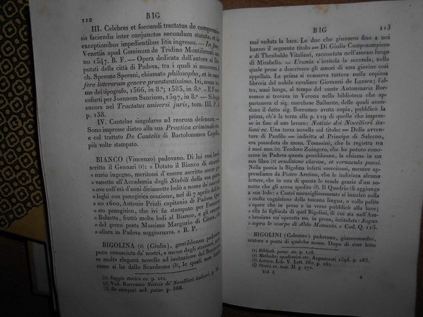 (Padova) BIOGRAFIA degli scrittori padovani