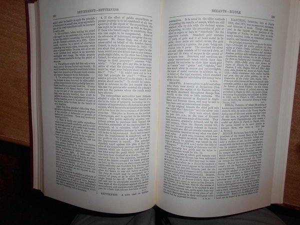 PALGRAVE'S DICTIONARY of POLITICAL ECONOMY