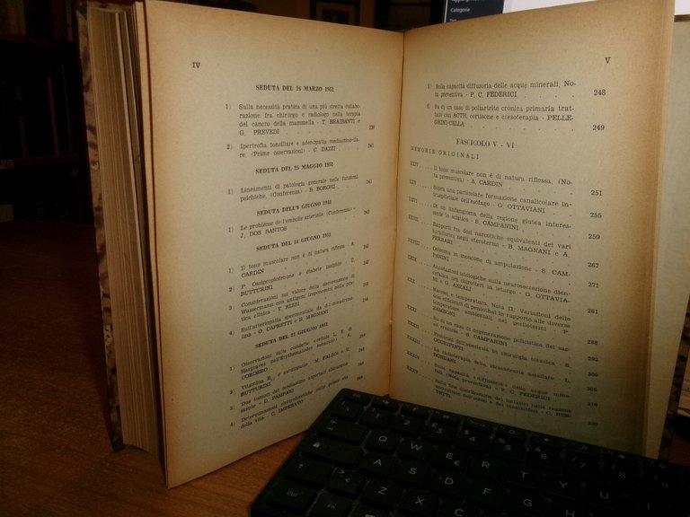 (Parma) L' Ateneo Parmense 1950 con ex libris Domenico Campanacci