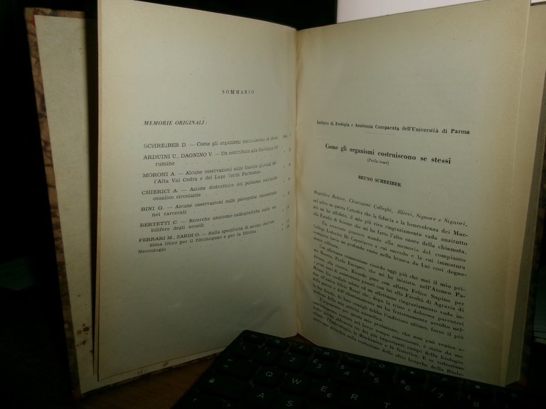(Parma) L' Ateneo Parmense 1953 con ex libris Domenico Campanacci