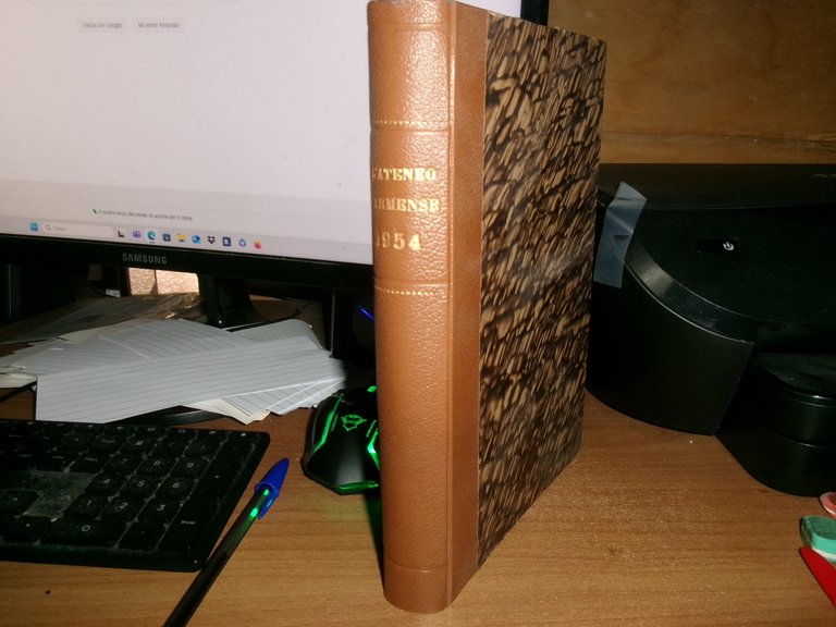 (PARMA) L' Ateneo Parmense 1954 con ex libris Domenico Campanacci