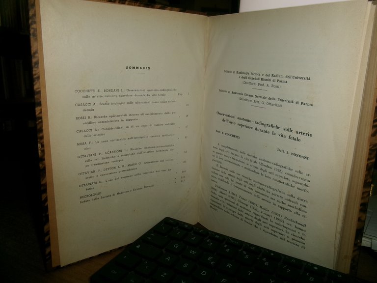 (PARMA) L' Ateneo Parmense 1954 con ex libris Domenico Campanacci