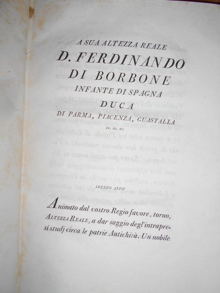 (Parma) Memorie degli Scrittori e Letterati parmigiani