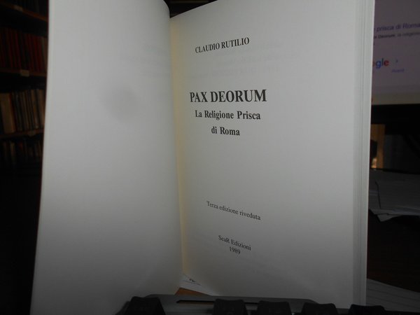 PAX DEORUM. La Religione Prisca di Roma