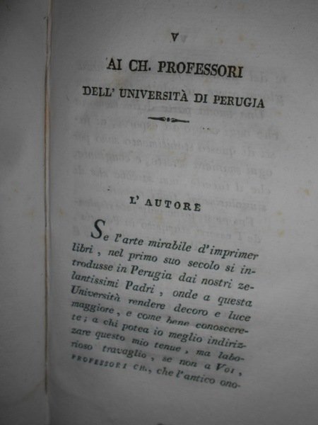 (Perugia) Principj della stampa perugina e suoi progressi per tutto …