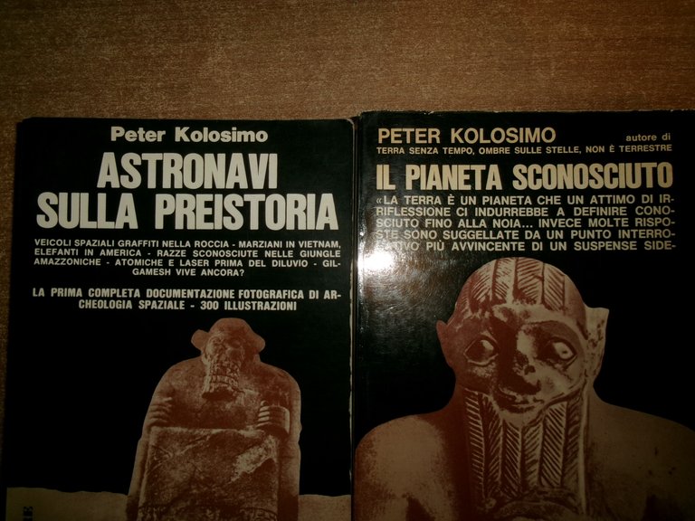 PETER KOLOSIMO. Il Pianeta sconosciuto. Ombre sulle stelle. Astronavi sulla...