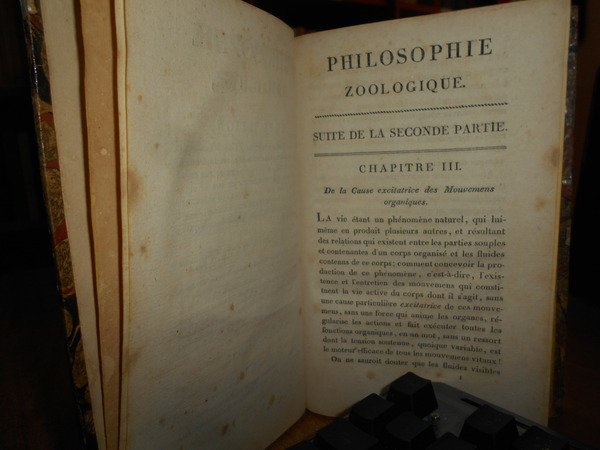 Philosophie zoologique, ou Exposition Des Considérations relatives à l' histoire …