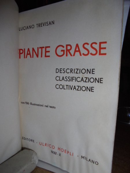 Piante Grasse descrizione, classificazione, coltivazione.