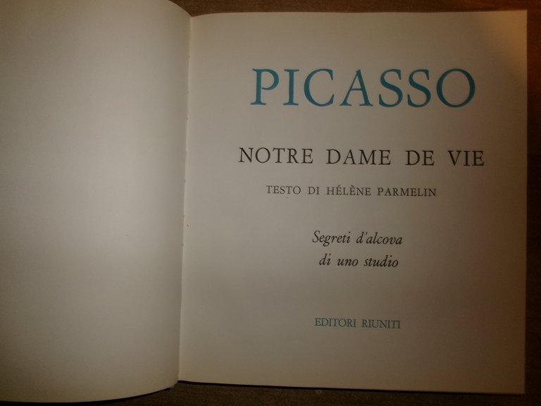 PICASSO Notre Dame De Vie - Hélène PARMELIN - 1966