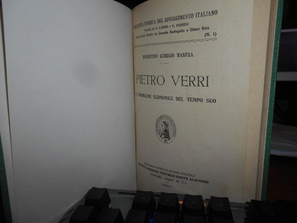 PIETRO VERRI e i problemi economici del suo tempo