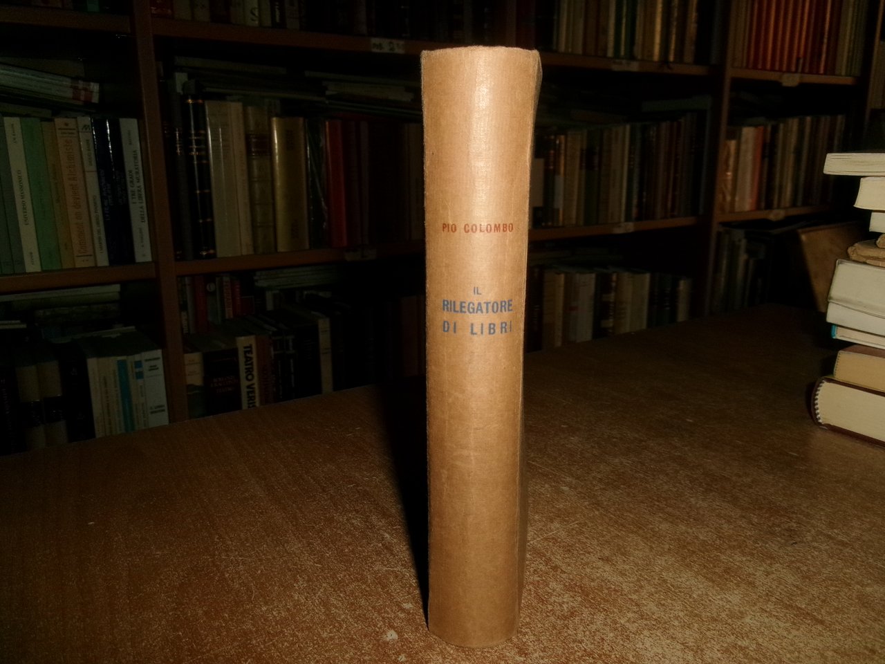 PIO COLOMBO. Il Rilegatore di Libri seconda edizione 1942