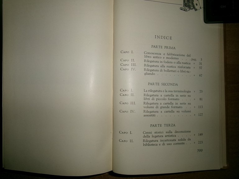 PIO COLOMBO. Il Rilegatore di Libri seconda edizione 1942
