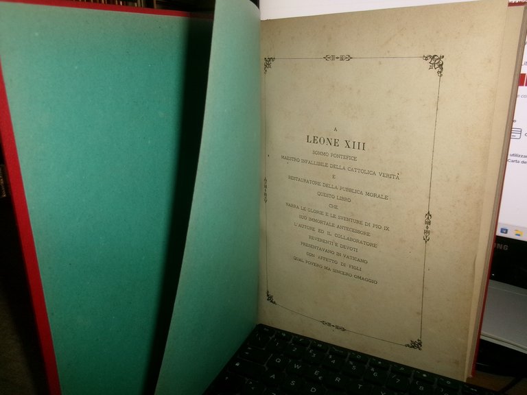 PIO NONO E IL SUO TEMPO