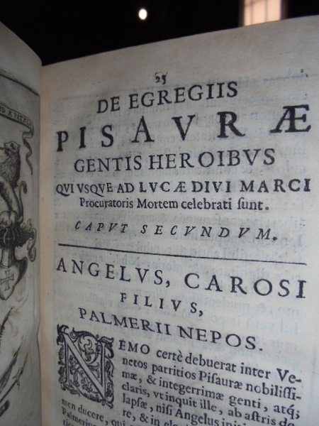 PISAURA GENS A NICOLAO CRASSO PHILOSOPHIAE, ET IURIS UTRIUSQUE CONSULTO …