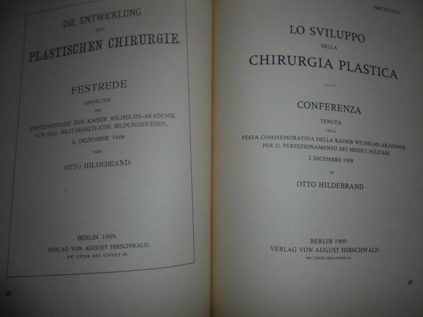 Plastica Chirurgica Index et Archivium