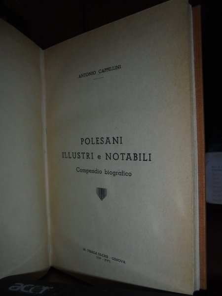 Polesani Illustri e Notabili. Compendio biografico