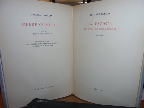 PREFAZIONI alla Biblioteca dell' Economista