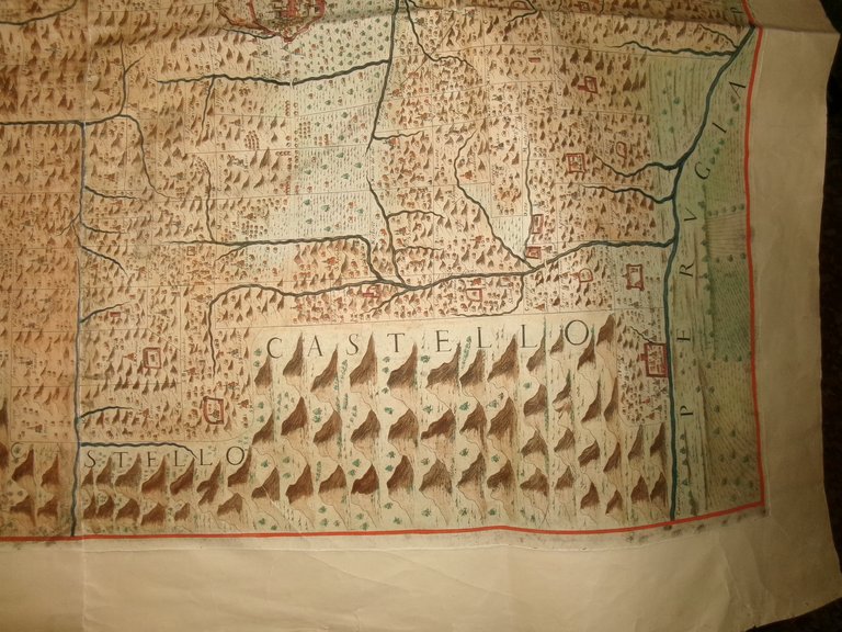 Preziosa stampa del 600 della Città di Gubbio