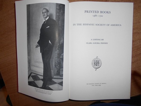 PRINTED BOOKS 1468-1700 in The Hispanic Society of America