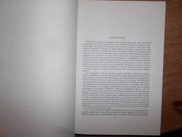 PRINTED BOOKS 1468-1700 in The Hispanic Society of America