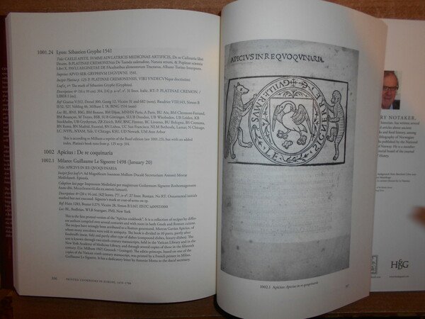 Printed Cookbooks in Europe, 1470-1700. A Bibliography of Early Modern …