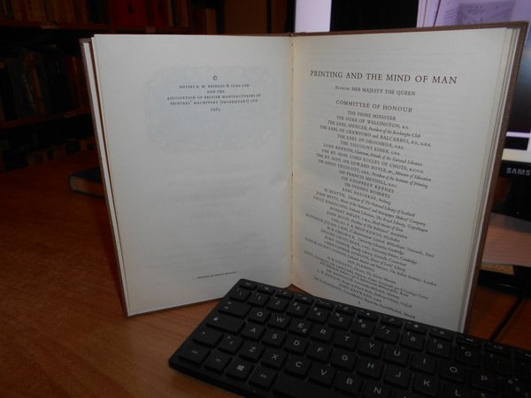 PRINTING and The MIND of MAN assembled at The British …