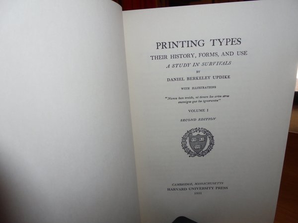 PRINTING TYPES Their History, Forms, and use a Study in …