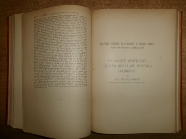 Prof. A. Murri. TRATTATO ITALIANO DI PATOLOGIA E TERAPIA MEDICA-VOL. …