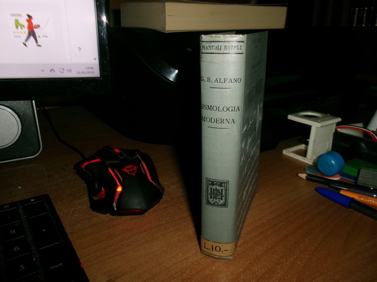 Prof. G. B. ALFANO. SISMOLOGIA MODERNA - Manuali Hoepli, 1910