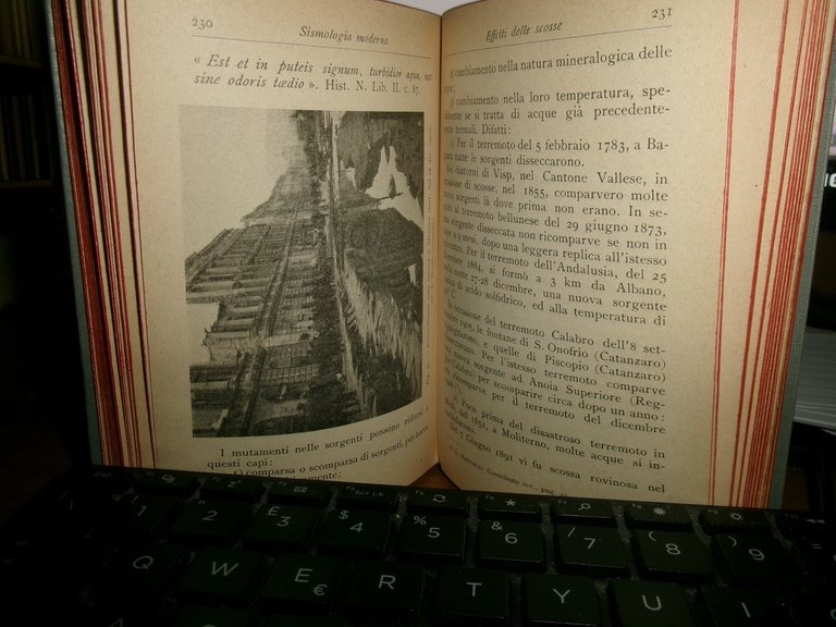 Prof. G. B. ALFANO. SISMOLOGIA MODERNA - Manuali Hoepli, 1910
