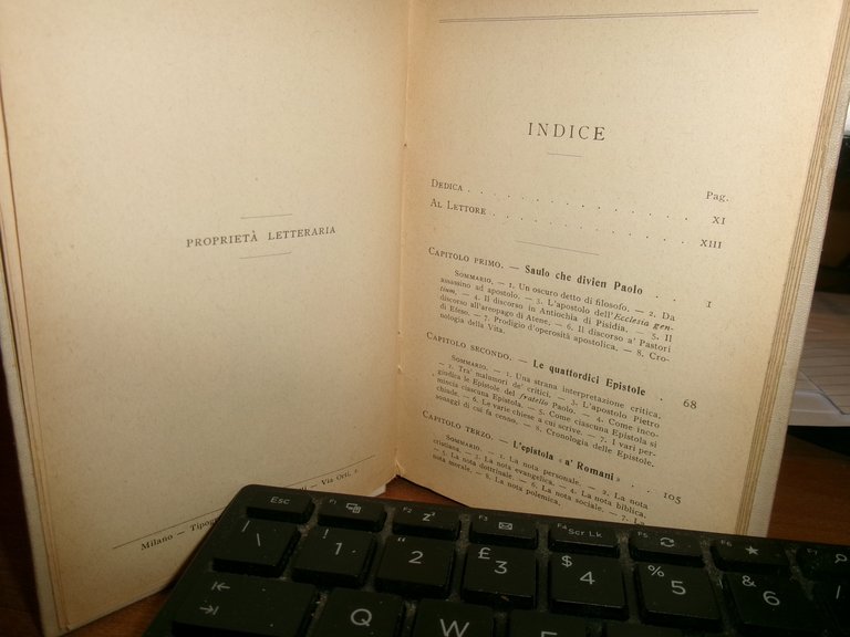 Prof. G. M. ZAMPINI - SAN PAOLO Epistole. Hoepli, 1916