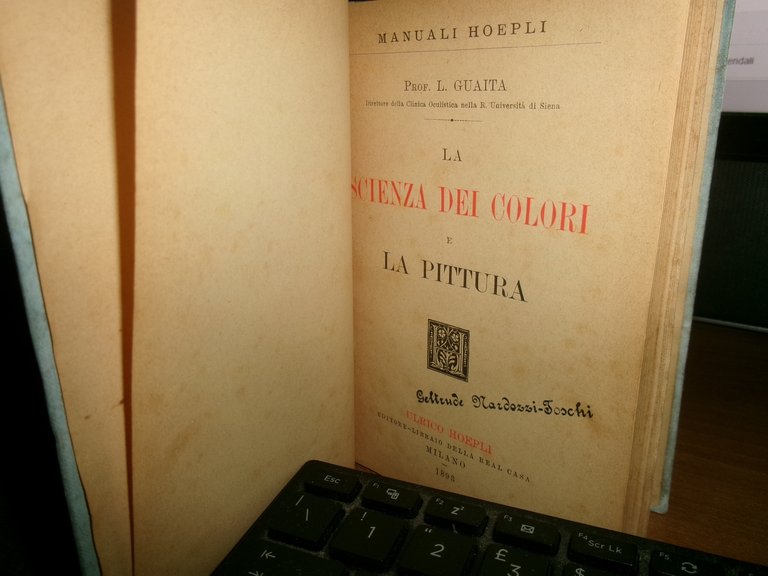 Prof. L. GUAITA. La Scienza dei Colori e La Pittura. …