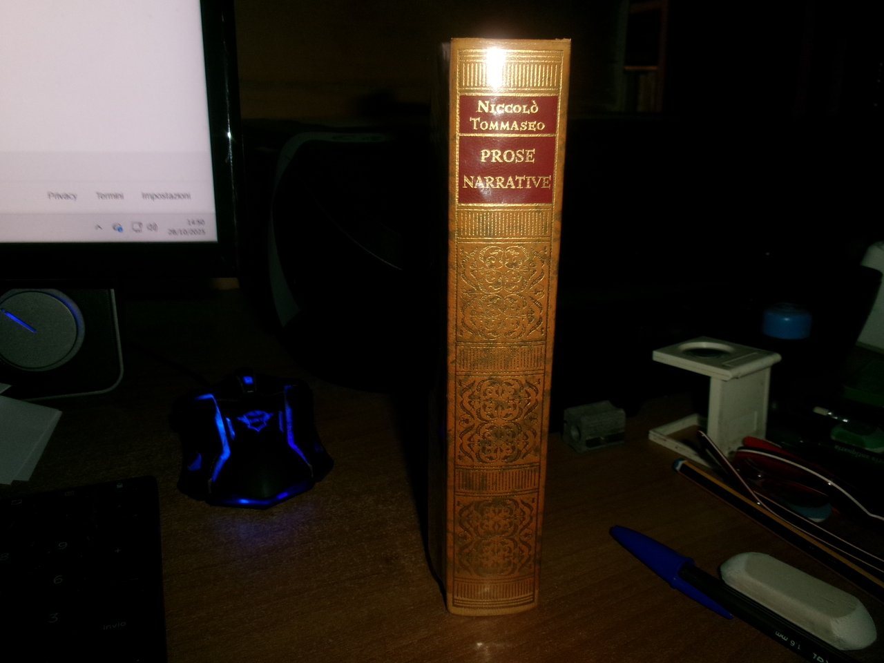 PROSE NARRATIVE di Niccolò Tommaseo a cura di Michele Cataudella. …