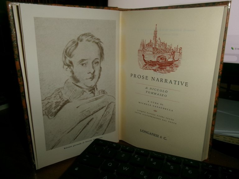 PROSE NARRATIVE di Niccolò Tommaseo a cura di Michele Cataudella. …
