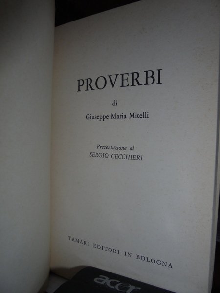 PROVERBI di Giuseppe Maria Mitelli presentazione di Sergio Cecchieri