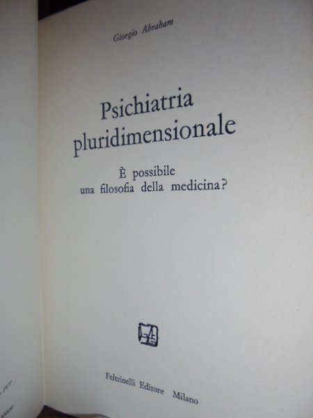 Psichiatria pluridimensionale