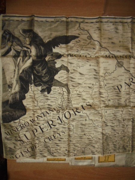 Raccolta di carte geografiche stampate su lino non datate del …