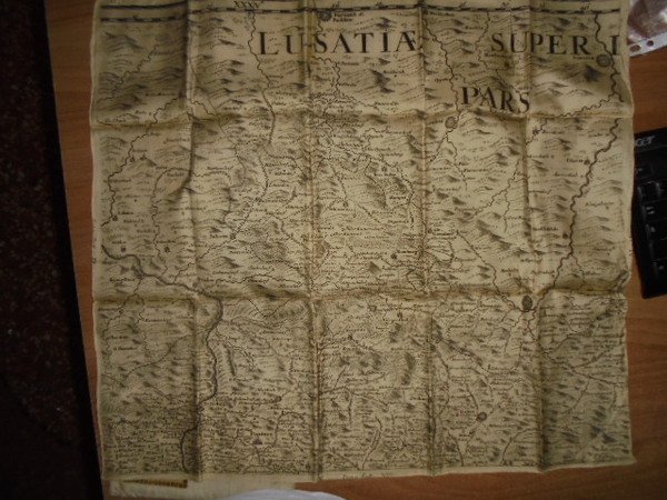 Raccolta di carte geografiche stampate su lino non datate del …