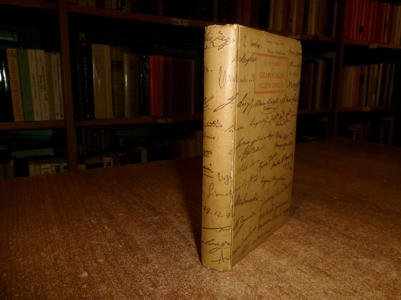 RAIMONDO ASTILLERO. Grafologia Scientifica con 204 facsimili... HOEPLI 1928