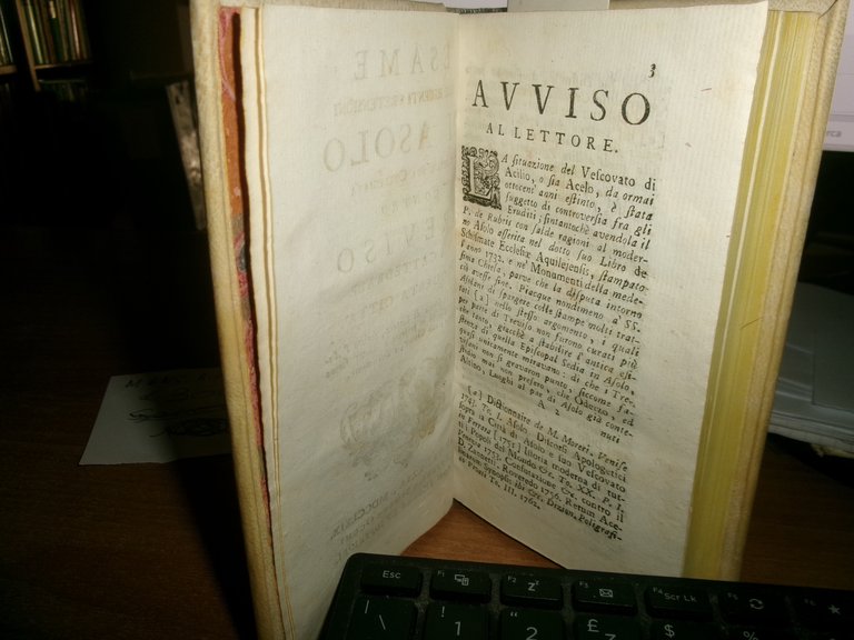 (TREVISO) Rambaldo Azzoni Avogaro. Esame delle recenti pretensioni di ASOLO …