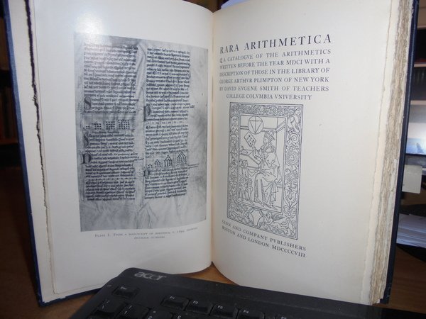 RARA ARITHMETICA a catalogue of the Arithmetics written before the …