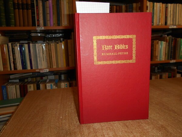 RARE BIBLES. An introduction for Collectors and a descriptive checklist