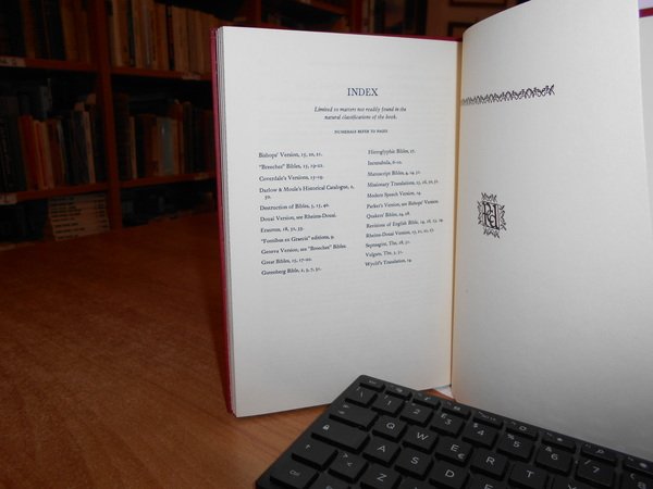 RARE BIBLES. An introduction for Collectors and a descriptive checklist