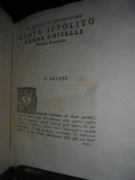 (Ravenna) Memorie storico-critiche degli Scrittori Ravennati. Tomo primo (-secondo)