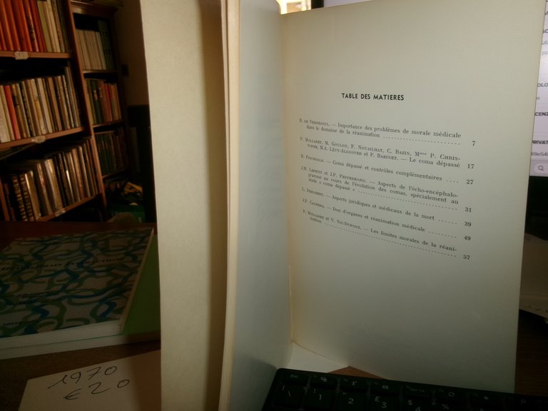 Réanimation et étique Médicale. P. MOLLARET et R. de Vernejoul …