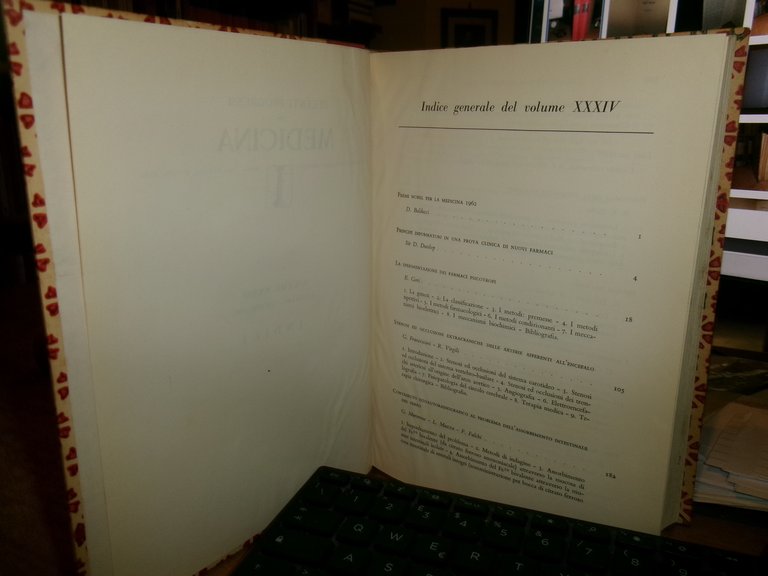 RECENTI PROGRESSI IN MEDICINA. Volume XXXIV - XXXV annata completa …