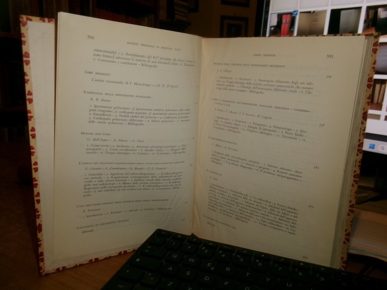 RECENTI PROGRESSI IN MEDICINA. Volume XXXIV - XXXV annata completa …