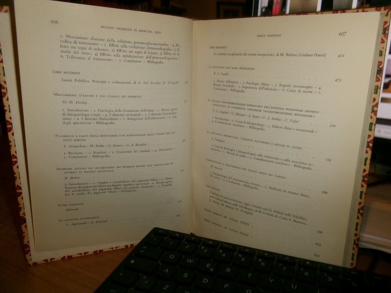 RECENTI PROGRESSI IN MEDICINA. Volume XXXIV - XXXV annata completa …